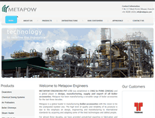Tablet Screenshot of metapow.com
